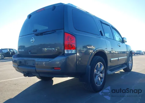 2011 Nissan Armada Platinum from USA, damaged, VIN 5N1AA0NC4BN600431